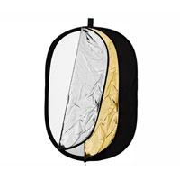 5-In-1 Light Reflector Oval for Studio Disc 80x120cm